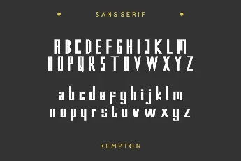 Kempton Typeface font