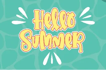 Summering - personal use font