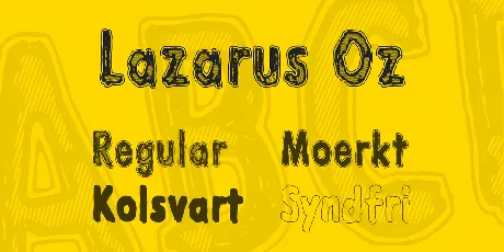 Lazarus Oz font