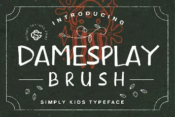 Damesplay font