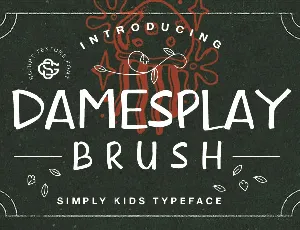 Damesplay font