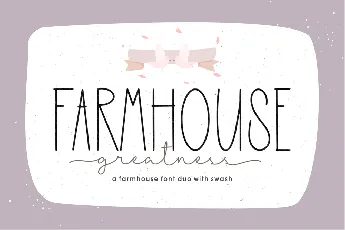 Farmhouse Greatness font