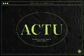 Actu font