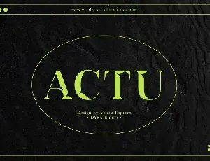 Actu font