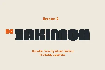 SG Takimon font