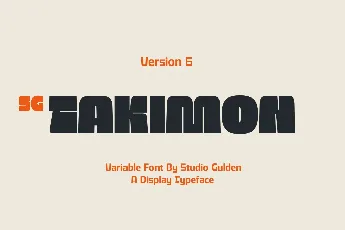 SG Takimon font