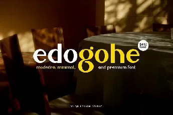 Edogohe font