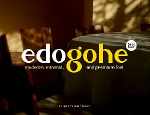 Edogohe font