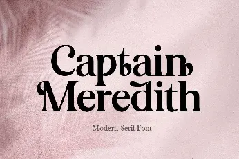 Captain Meredith font