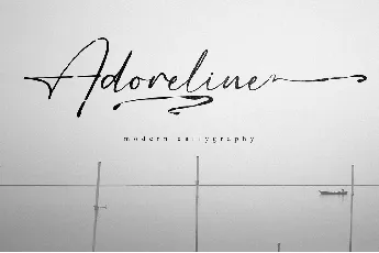 Adoreline font