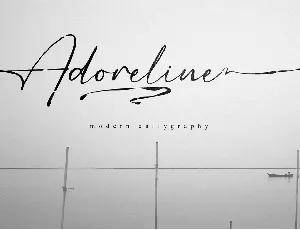 Adoreline font