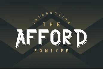 THE AFFORD DEMO font