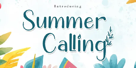 Summer Calling font