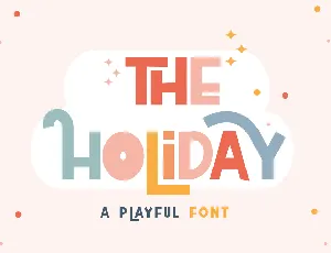 THE HOLIDAY font