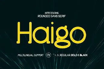 Haigo font