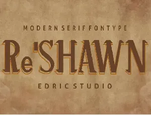 ReSHAWN Demo font