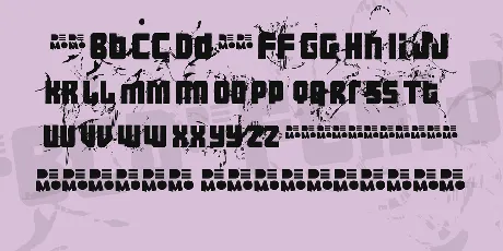 FT 3 the hard way RMX messed DEMO font