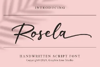 Rosela font