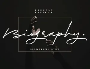 Biography font