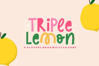 Triple Lemon font