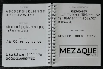 MEZAQUE font