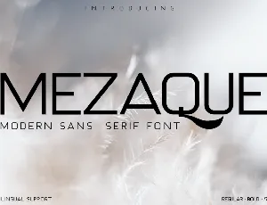 MEZAQUE font