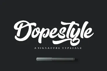 Dopestyle Script font