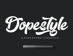 Dopestyle Script font