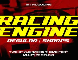 Racing Engine font