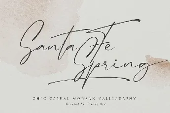 Santa Fe Spring font