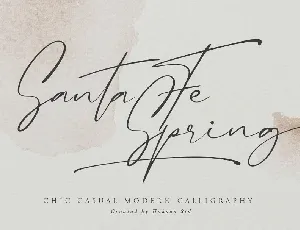 Santa Fe Spring font