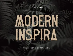 Modern Inspira font