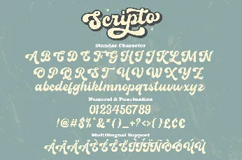 Scripto font