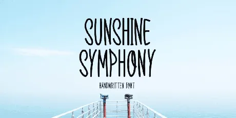 Sunshine Symphony font