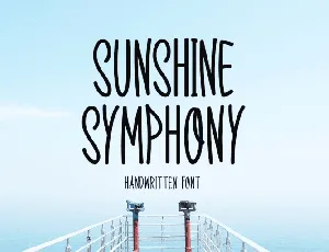 Sunshine Symphony font