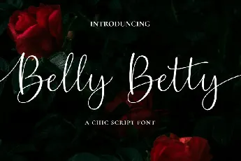 Belly Betty Script font