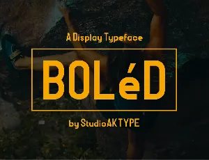 BOLÃ©D font