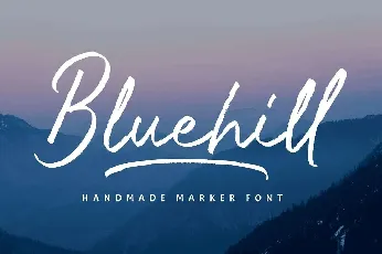 Bluehill font