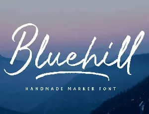 Bluehill font