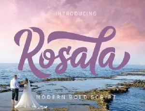 Rosala Script font