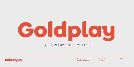 Goldplay Sans Family font