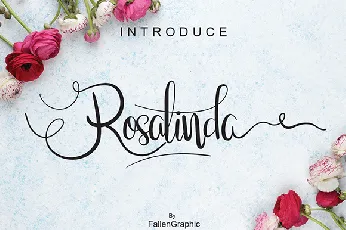 Rosalinda Script font