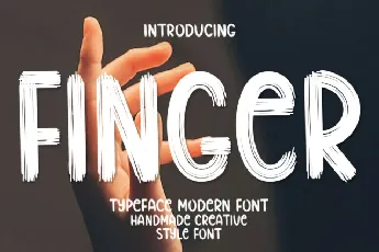 Finger Display font