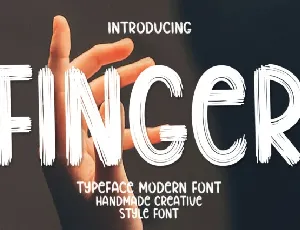 Finger Display font