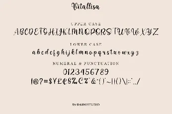 Vitallisa font