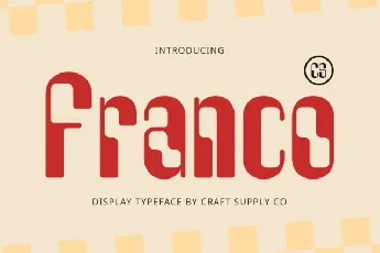 CS Franco Display font