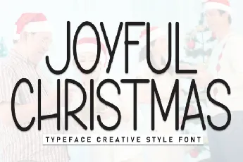 Joyful Christmas Display font