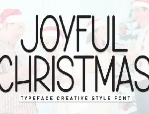 Joyful Christmas Display font