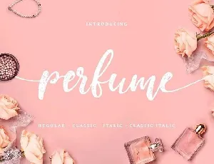 Perfume Classic Script font