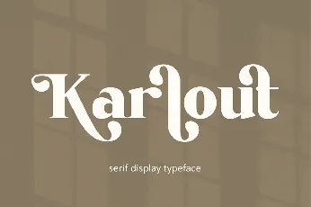 Karlout font